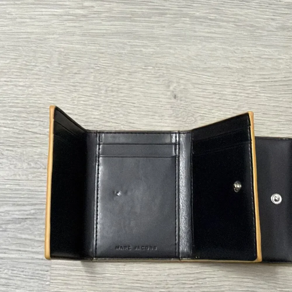 Marc Jacobs Tri-Fold Yellow Wallet